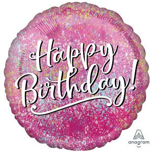 Fabulous Happy Birthday Foil Balloon, Pink, 18 Inch shown as a product reference for birthday celebrations, with its themed design visible.