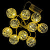 Fancy Decorative Ball Lights [Golden Metallic] plugged-funzoop-thepartyshop