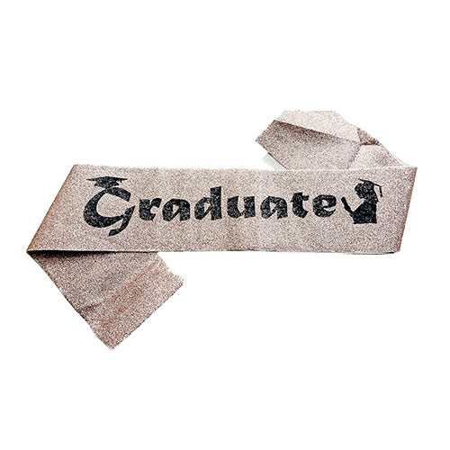 Graduate Glitter Sash, Assorted Colors