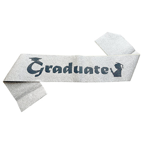 Graduate Glitter Sash, Assorted Colors