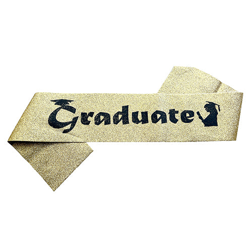 Graduate Glitter Sash, Assorted Colors