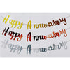 Happy Anniversary Glitter Wall Banner