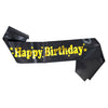 Happy Birthday Satin Sash, Red, Pink & Black Options