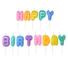 Happy Birthday Letters Candle Set