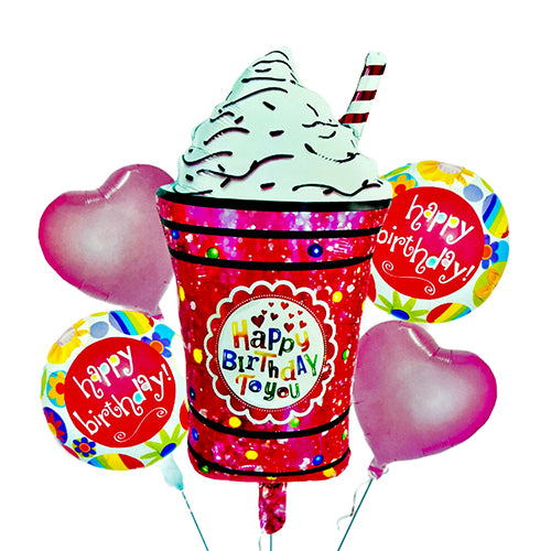 Ice Cream Theme 5-in-1 Foil Balloons Set-funzoop-thepartyshop