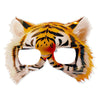 Tiger-themed plastic party goggles in a children's novelty style, providing an animal character accessory for birthday portraits and themed photographs.