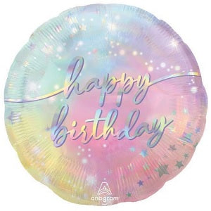 Luminous Birthday Foil Balloon, 18 Inch shown as a product reference for birthday celebrations, with its themed design visible.