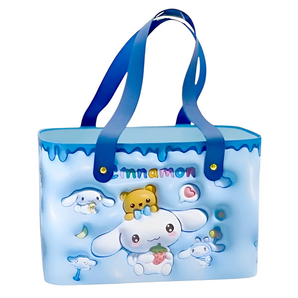 Melody Tote Gift Bag, Blue/Pink