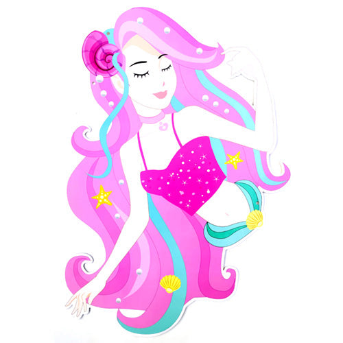 Large Mermaid Paper Wall Banner