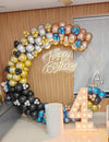 Metallic 75th Birthday Balloon Centerpiece in Gurgaon