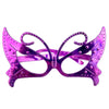 Metallic Silver Plastic Party Goggles, 1 Pc