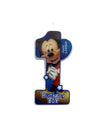 Mickey Mouse 1st Birthday Wax Cake Candle