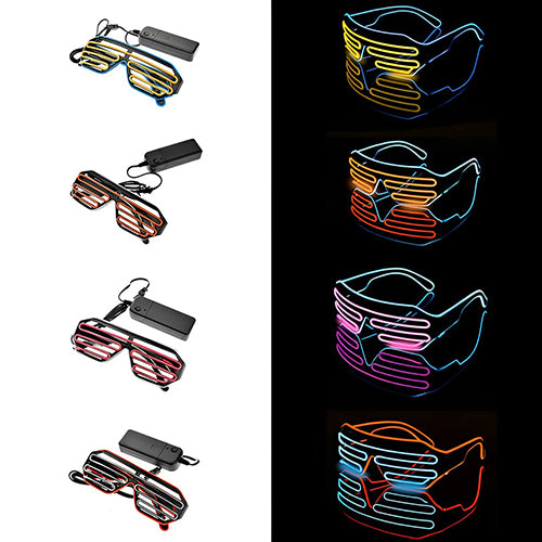 Neon Plastic Party Goggles for Glow Parties, 1 Pc