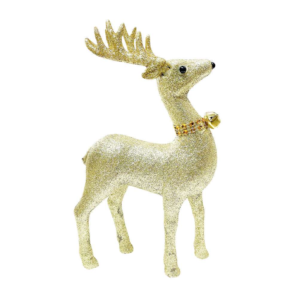 Ornativity Gold Glitter Christmas Reindeer