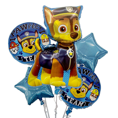 Paw Patrol Theme 5-in-1 Foil Balloon Set-funzoop-thepartyshop