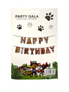 Paw Patrol Paper Happy Birthday Wall Banner for Kids