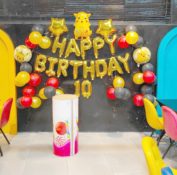 Pokemon Kid's Birthday Balloon Decoration