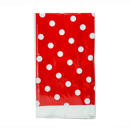 Polka Dots Plastic Table Cover - Assorted Colors - Funzoop-thepartyshop