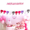 Princess Head Paper Wall Bunting