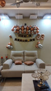 Rose Gold Birthday Balloon Wall Decor