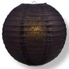 Round Paper Lanterns, 12 Inch, Black sold by Funzoop - The Party Shop