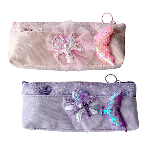 Shimmer Pastel Pouches Mermaid, Assorted