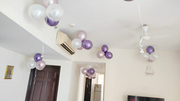 Simple Birthday Anniversary Balloon Decoration