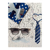 Small Size Gift Paper Bag, Happy Father's day ( blue )