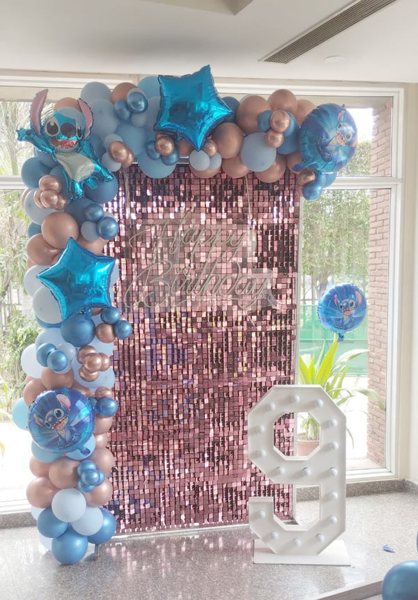 Stitch Balloon Decoration for Birthday