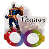 Thanos themed plastic party goggles in a children's novelty style, providing a superhero character accessory for birthday portraits and themed photographs.