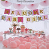 WELCOME BABY GIRL Wall Banner-funzoop-thepartyshop