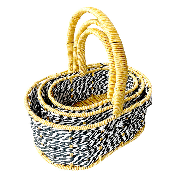 Wooden Baskets Set of 3