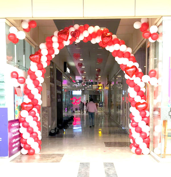 Mall Balloon Entrance Arch Decoration in Gurgaon
