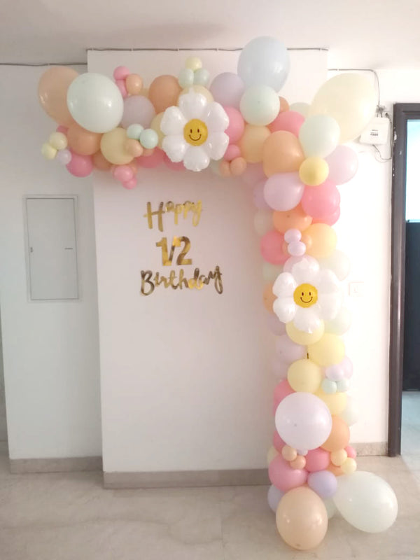 Half Birthday Balloon Decoration