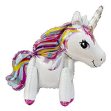 Glossy unicorn shape foil balloon party decoration from Funzoop The Party Shop