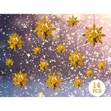 Winter wonderland snowflake swirl hanging decoration for festive party décor from Funzoop The Party Shop