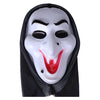 Halloween Plastic Ghost Face Mask, Assorted Styles, style3 by Funzoop