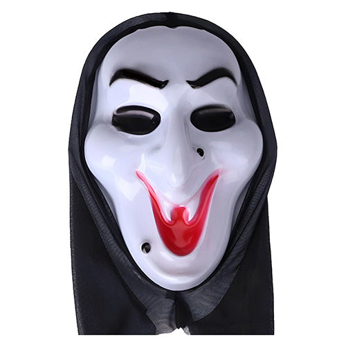 Halloween Plastic Ghost Face Mask, Assorted Styles, style3 by Funzoop