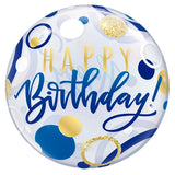 Happy birthday blue polka print foil balloon with colorful birthday design from Funzoop The Party Shop
Blue polka dot happy birthday foil balloon party decoration from Funzoop The Party Shop
Round blue happy birthday foil balloon with festive polka print from Funzoop The Party Shop
