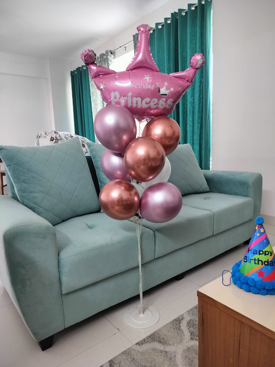 Happy Birthday Princess Balloon Stand by Funzoop, Gurgaon