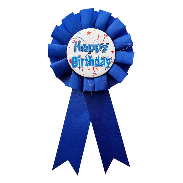 Happy Birthday ribbon badge