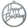 Happy Birthday Wooden Glitter Backdrop Centerpiece