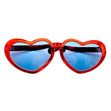 Oversized heart frame novelty party glasses for birthdays and themed events from Funzoop The Party Shop