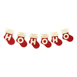 Ho Ho Christmas stocking banner hanging decoration for festive holiday celebrations from Funzoop The Party Shop