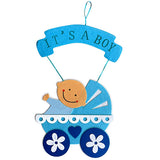 It's a Boy wall hanging decoration for baby boy celebration from Funzoop The Party Shop