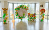 Jungle 1st Birthday Decoration with Entrance Gate in Gurgaon