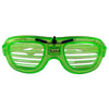 LED light up party goggles with illuminated novelty frame design from Funzoop The Party Shop