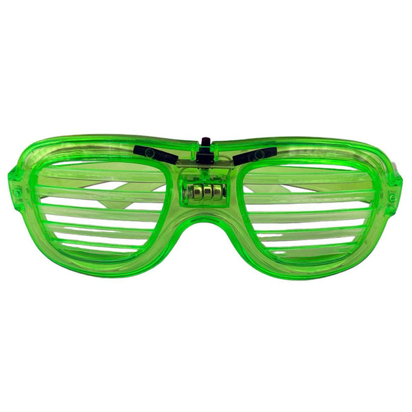 LED light up party goggles with illuminated novelty frame design from Funzoop The Party Shop