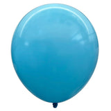 Light blue macaron pastel balloon decoration setup for birthdays and baby showers from Funzoop The Party Shop
