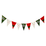 Merry Christmas party bunting banner hanging decoration for festive celebrations from Funzoop The Party Shop